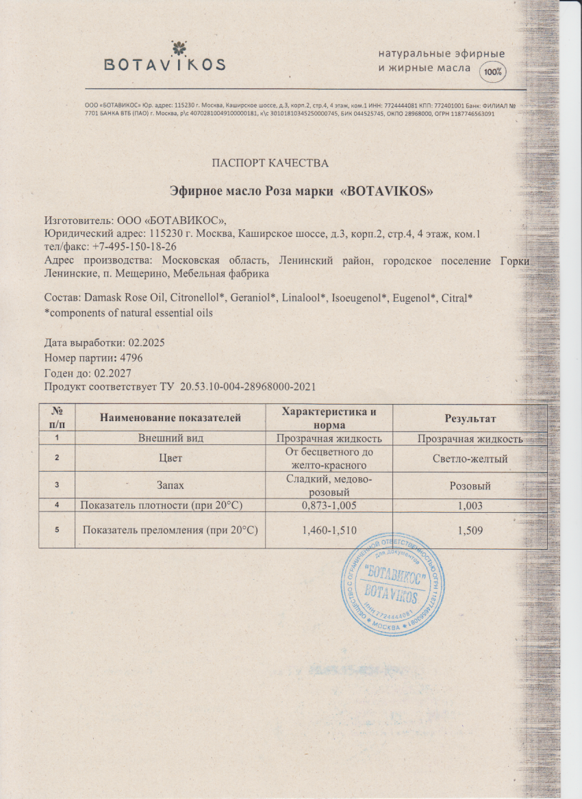 Паспорт №022025